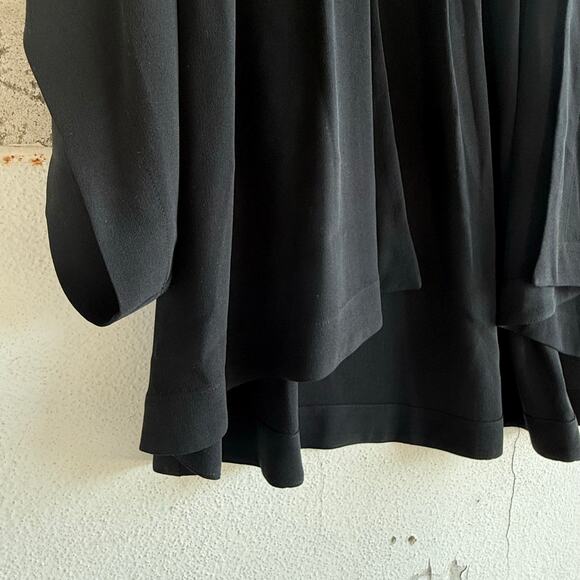 Eileen Fisher Kimono Cardigan 100% Silk Open Front Draped Layer Top Womens XS - Picture 5 of 6